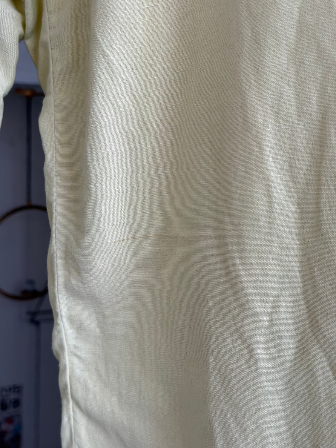 리넨 레몬그라스 컬러 스트레이트핏 팬츠 상품이미지8