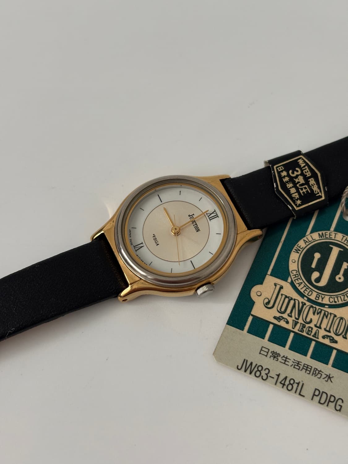 1980s Silver Bezel Gold Ladies Quartz 상품이미지4