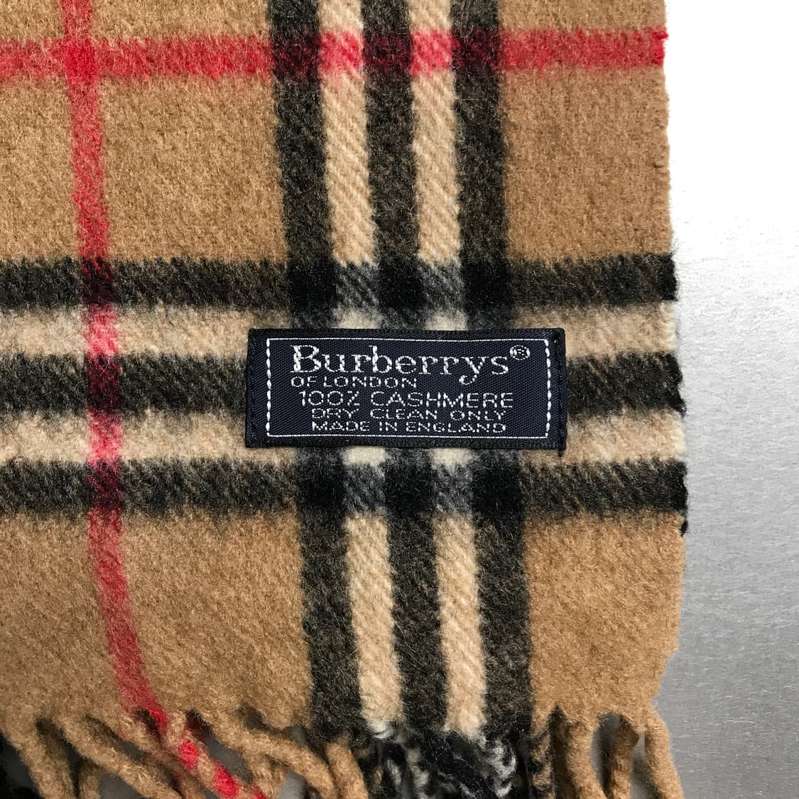 버버리 정품 캐시미어 머플러 베이지 상품이미지3