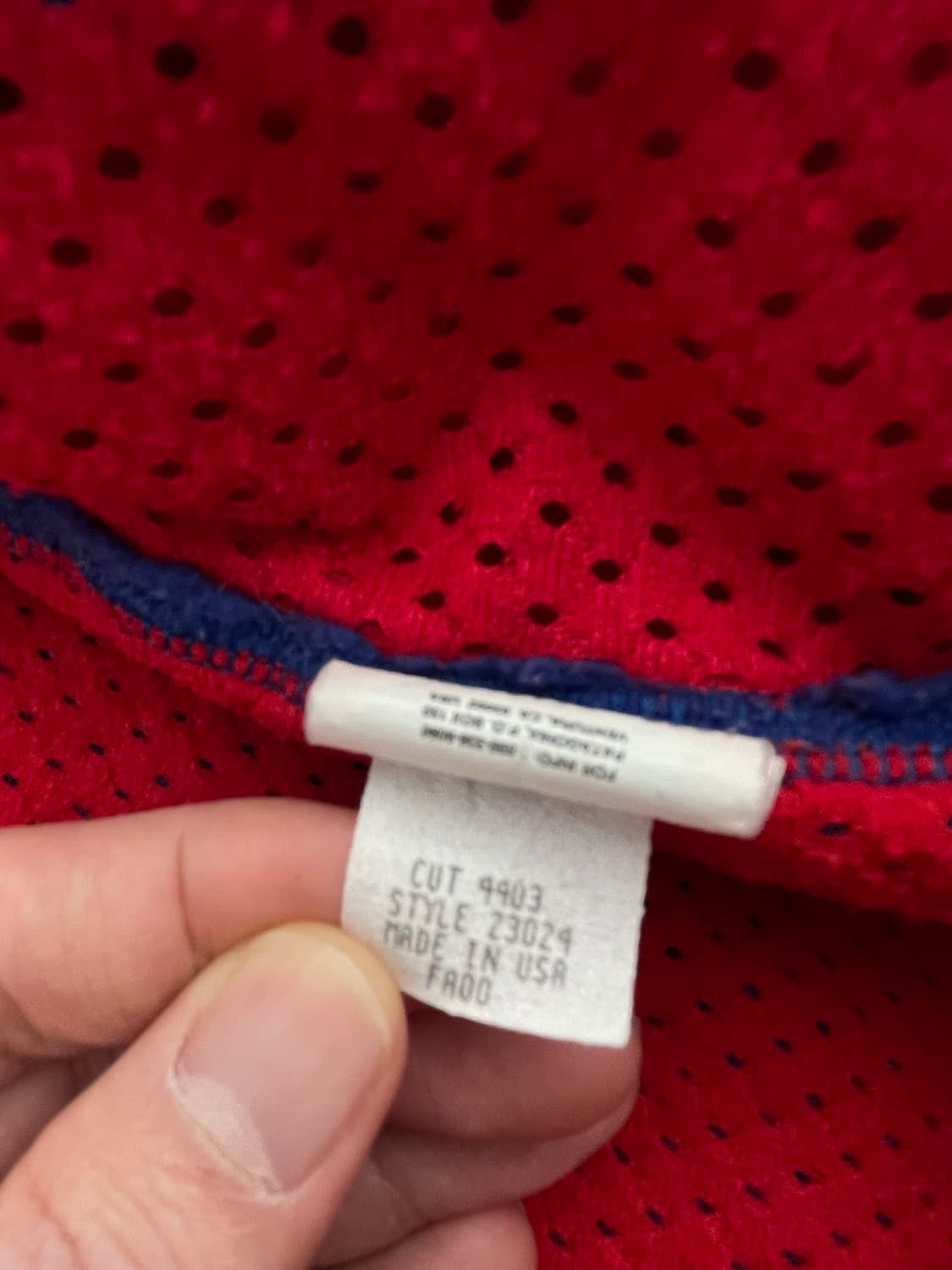 [M] 파타고니아 빈티지 딥파일 블루 상품이미지4