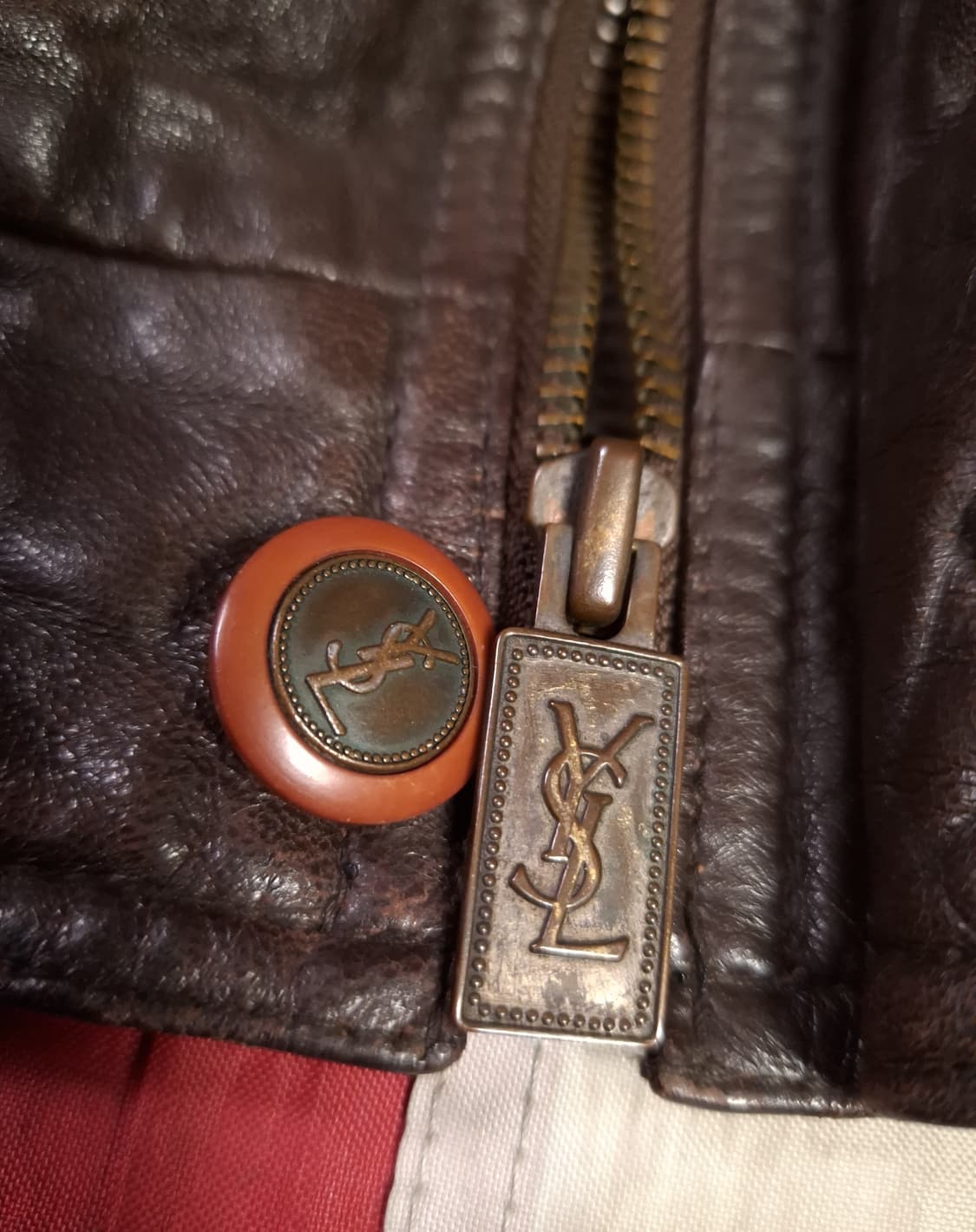 오리지날 입셍로랑 양털퍼 리얼램스킨 자켓 상품이미지5