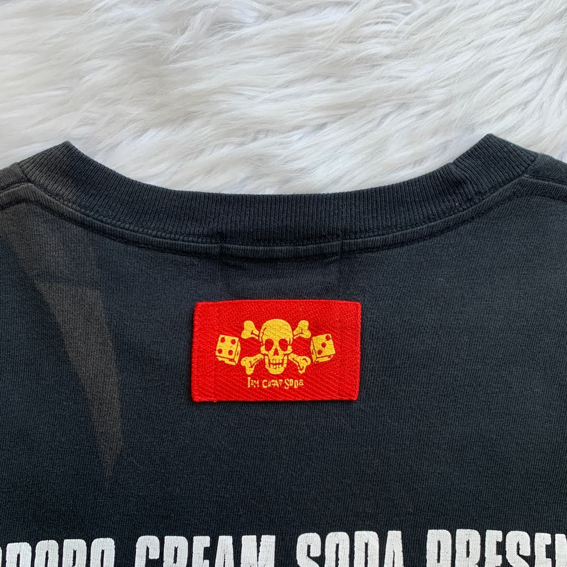 크림소다 CREAM SODA 테디보이 프린트 반팔티 1520 상품이미지6