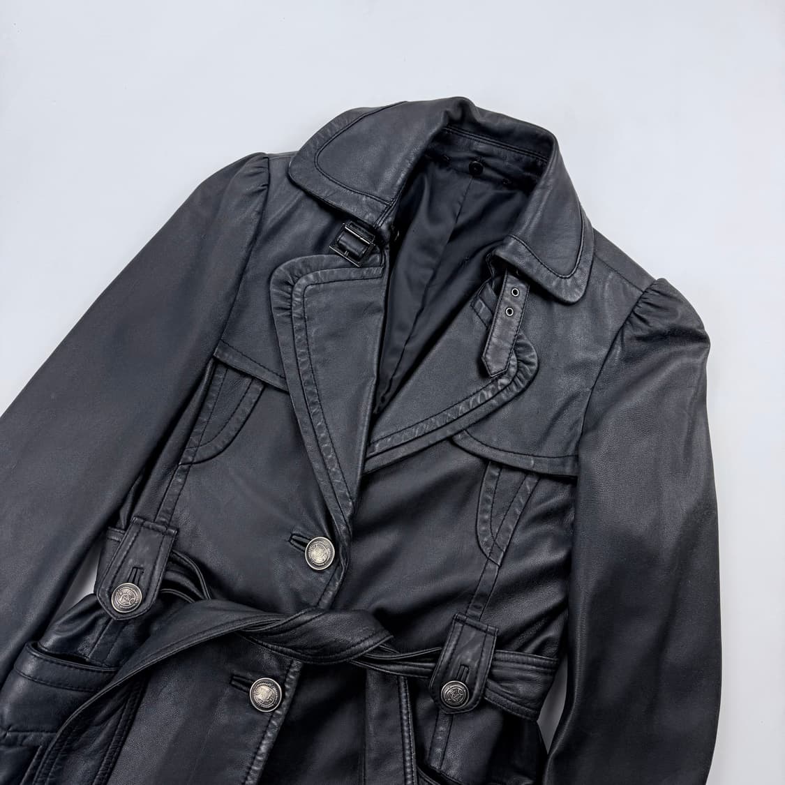 양가죽 레더 코트 상품이미지2