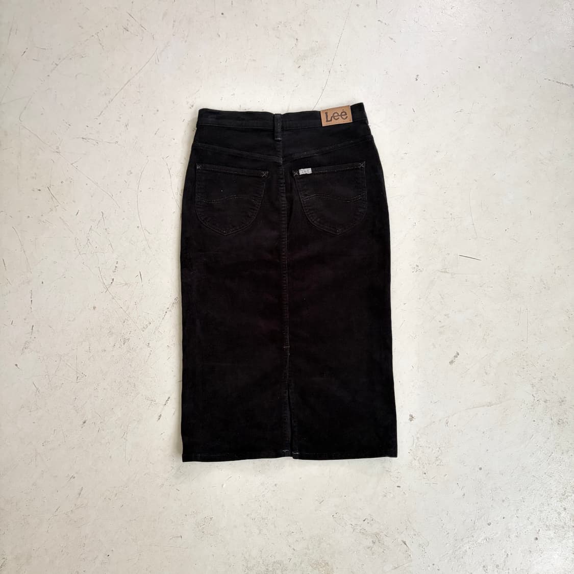 LEE 리 빈티지 코듀로이 미디 스커트 S 상품이미지7