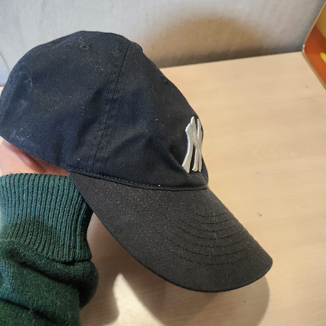 MLB 뉴욕양키스 블랙 볼캡 🧢 화이트 로고 클래식 상품이미지2