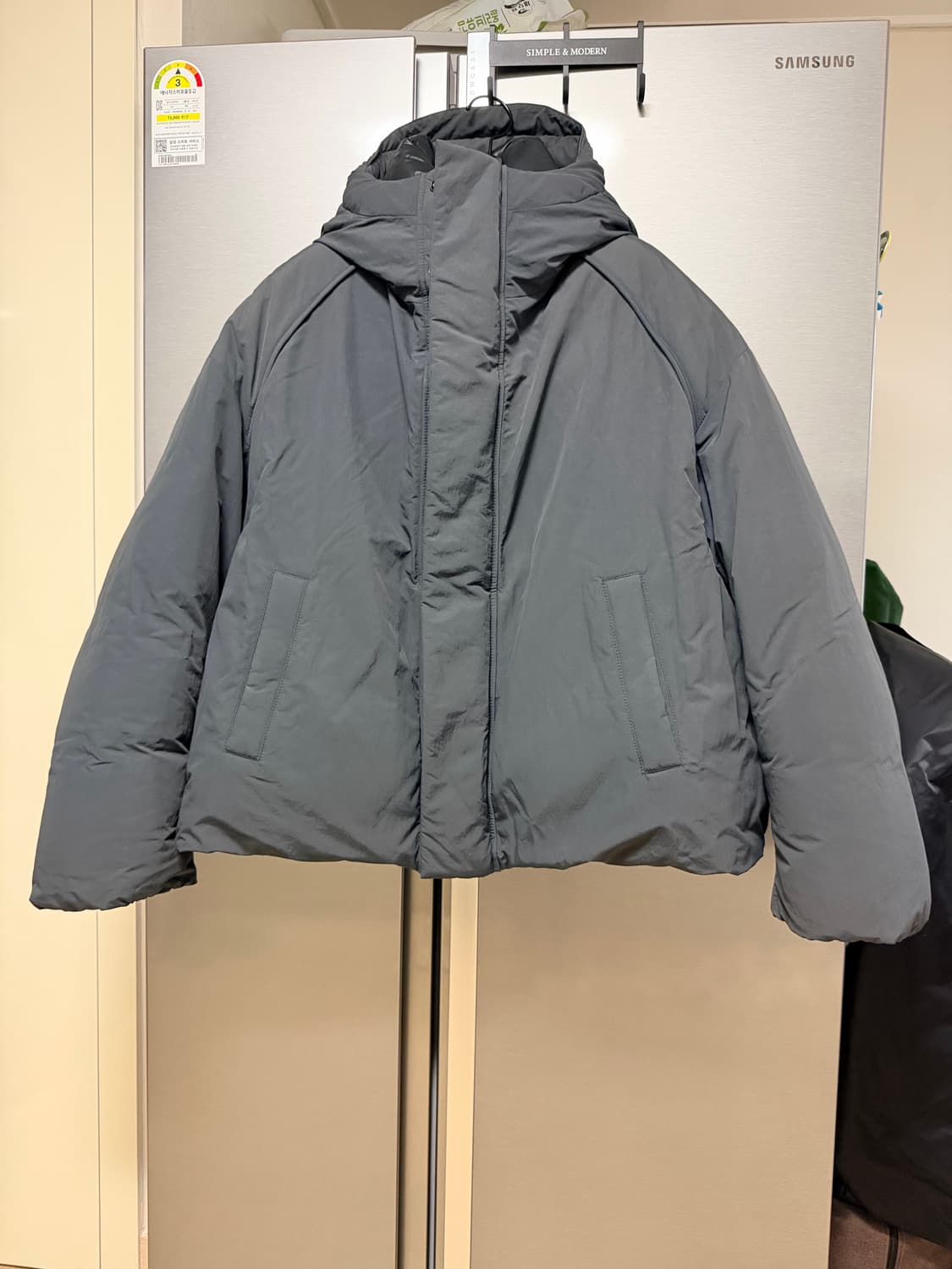 준지 23fw 189 패딩 그레이 48 상품이미지1