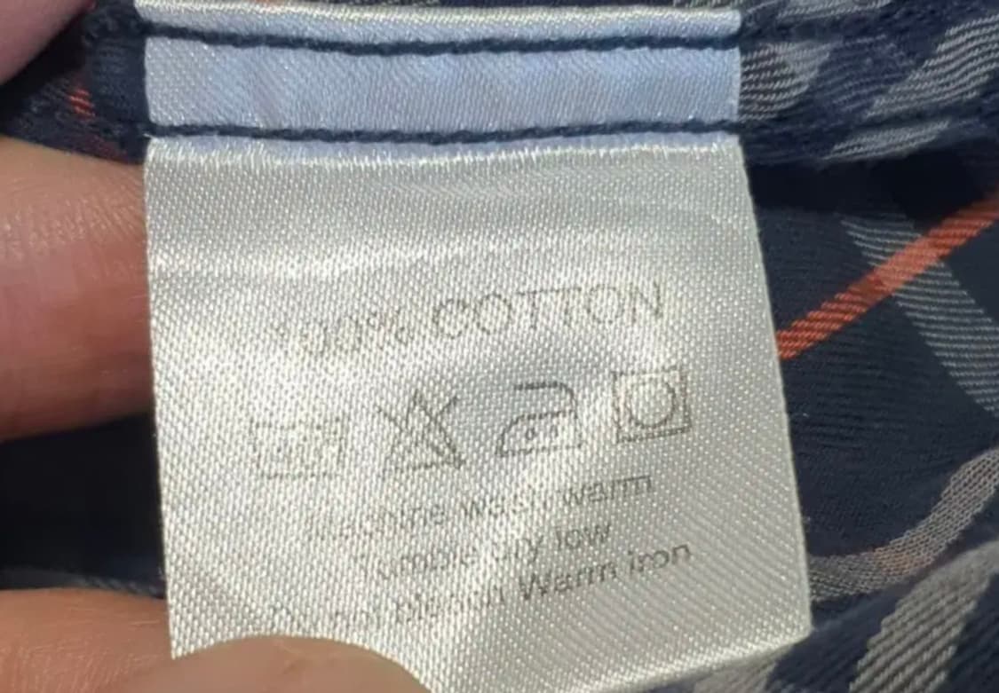 [정품/후루츠최저가]버버리 런던 클래식 네이비 노바 체크 셔츠 상품이미지6