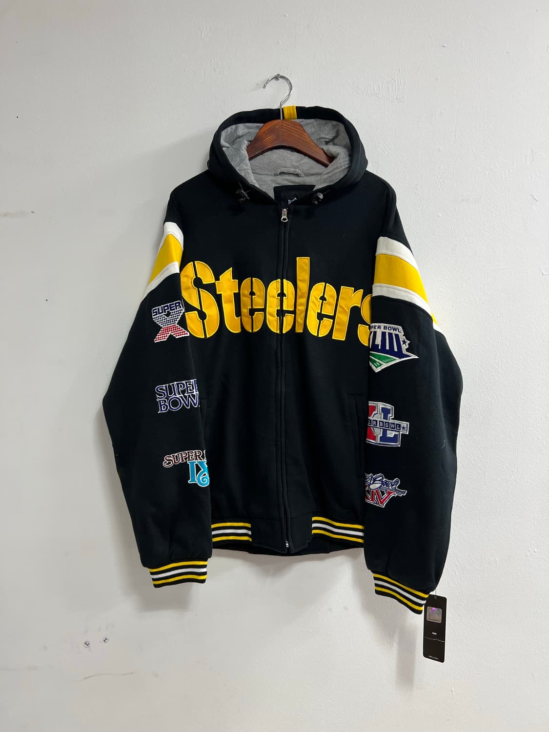 빈티지 NFL 스틸러스 슈퍼볼 패치자켓 상품이미지2