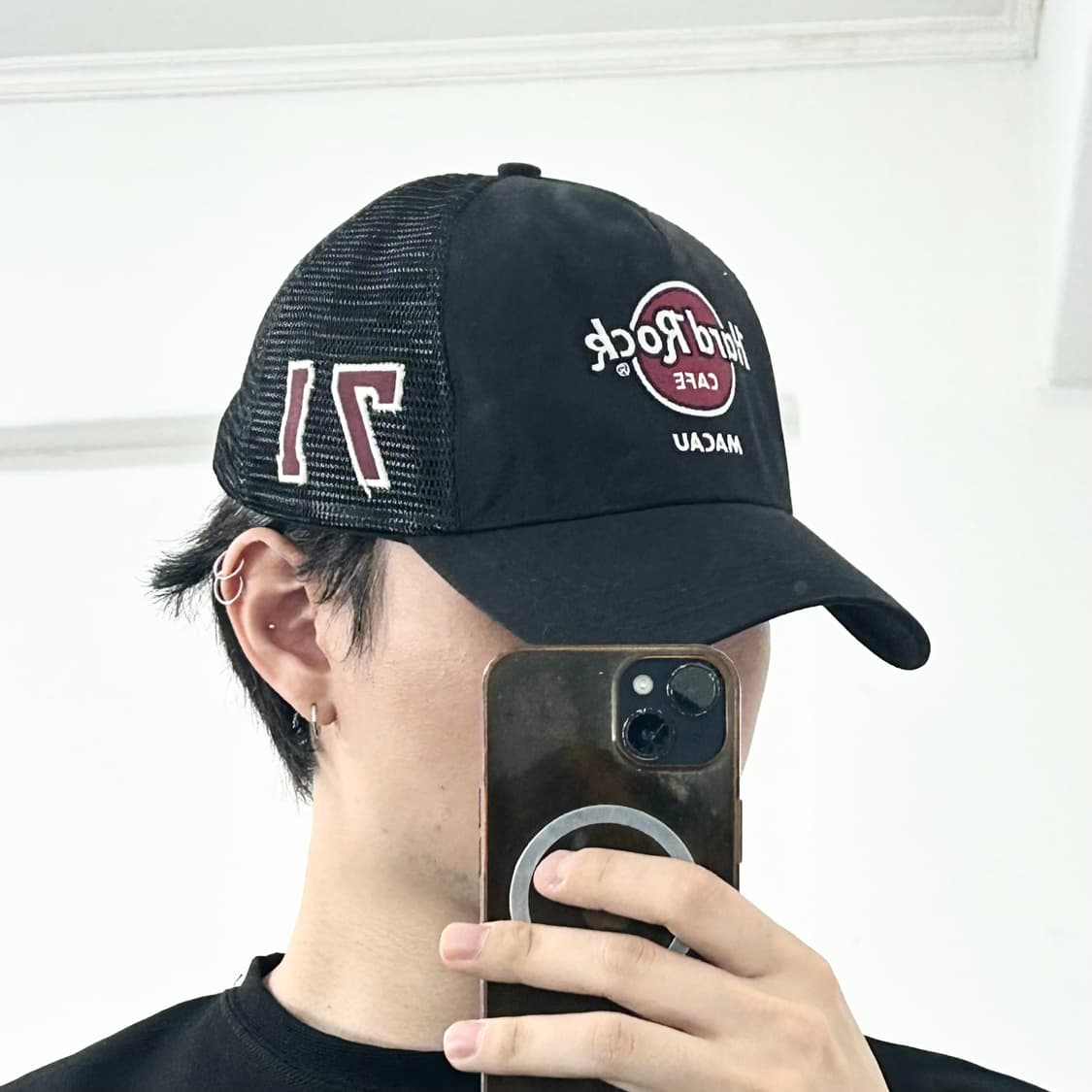 하드락카페 마카오 메쉬 볼캡 상품이미지3
