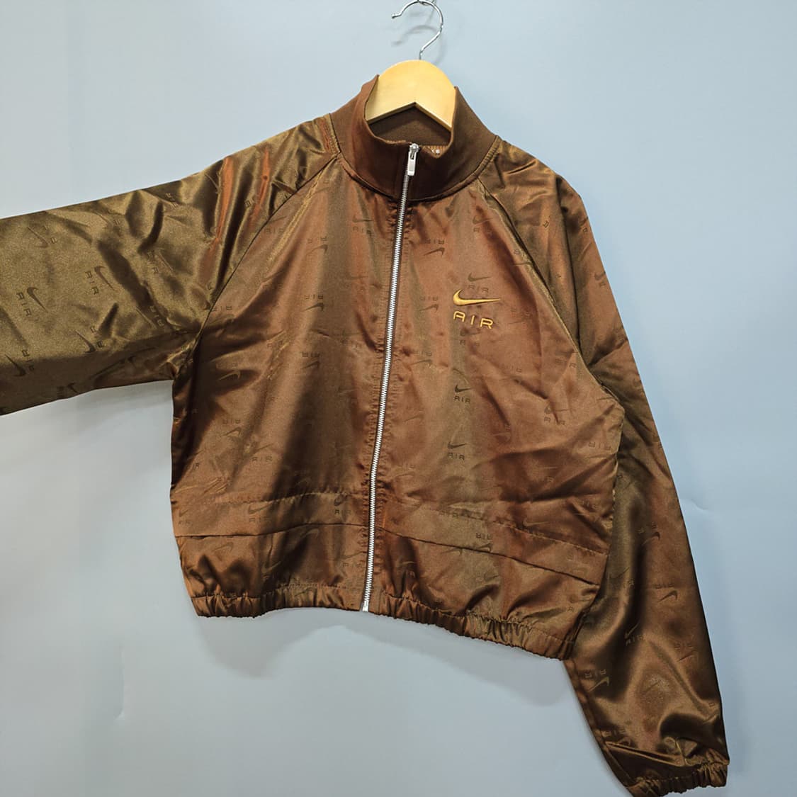 나이키(NIKE) 에어 크롭 집업 바람막이 세틴 자켓 S 상품이미지2
