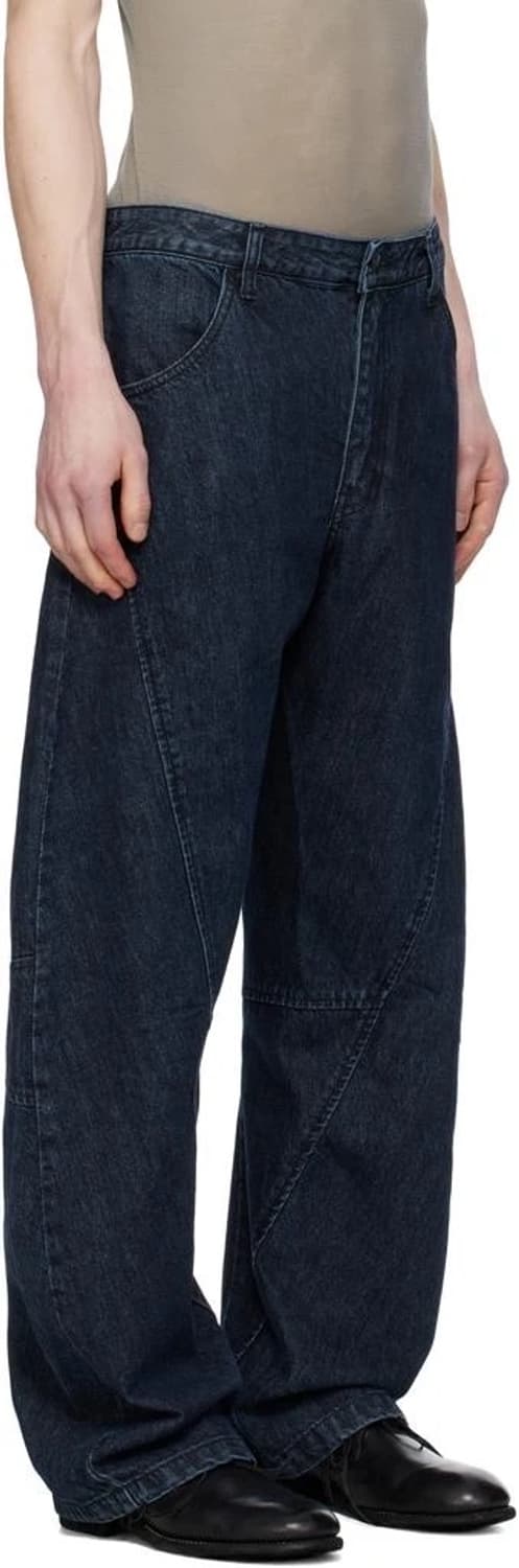 [S] 지용킴 커브드 데님 팬츠 상품이미지3