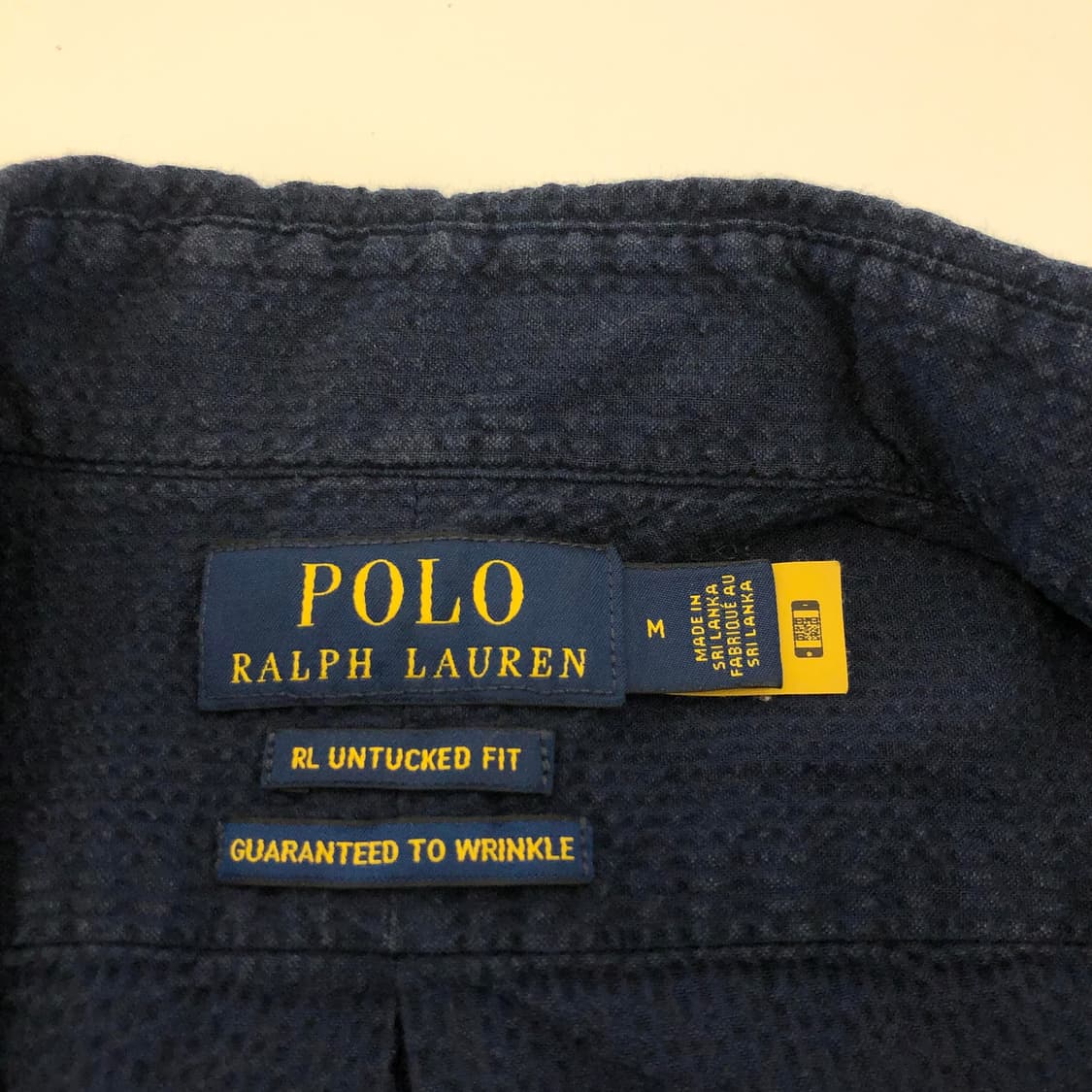 폴로 랄프로렌 [QR]백화점판 시어서커 반팔셔츠 M 상품이미지5