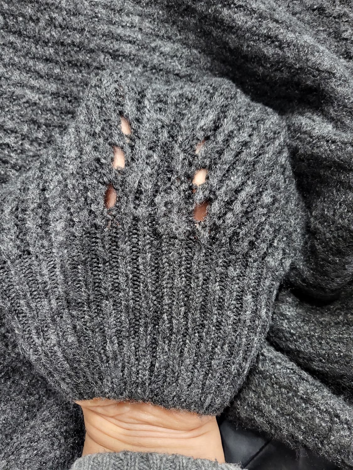 카라 니트(새상품) 상품이미지6