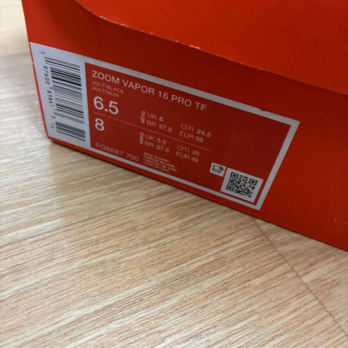 나이키 머큐리얼 베이퍼16 프로tf 상품이미지2