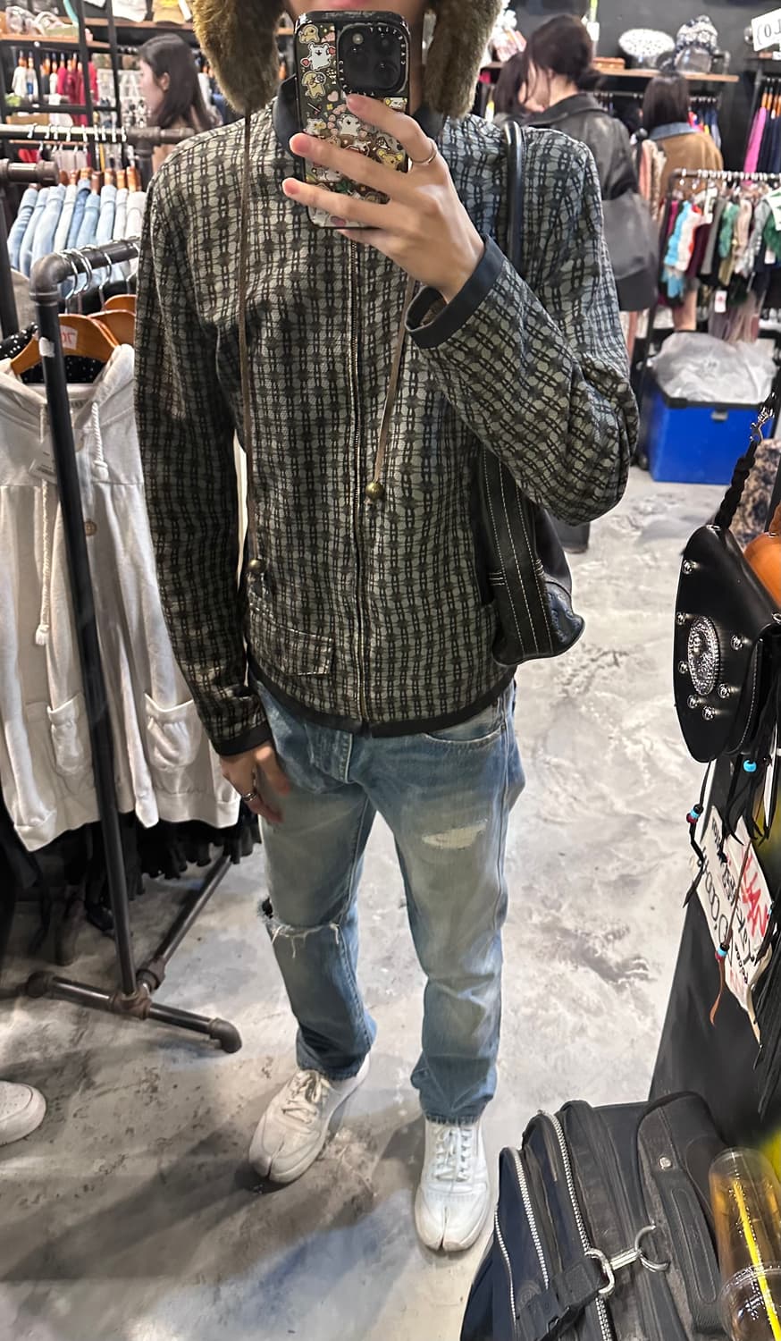 구찌 시마 GG 패턴 가죽 호보백(40/27/13) 상품이미지7