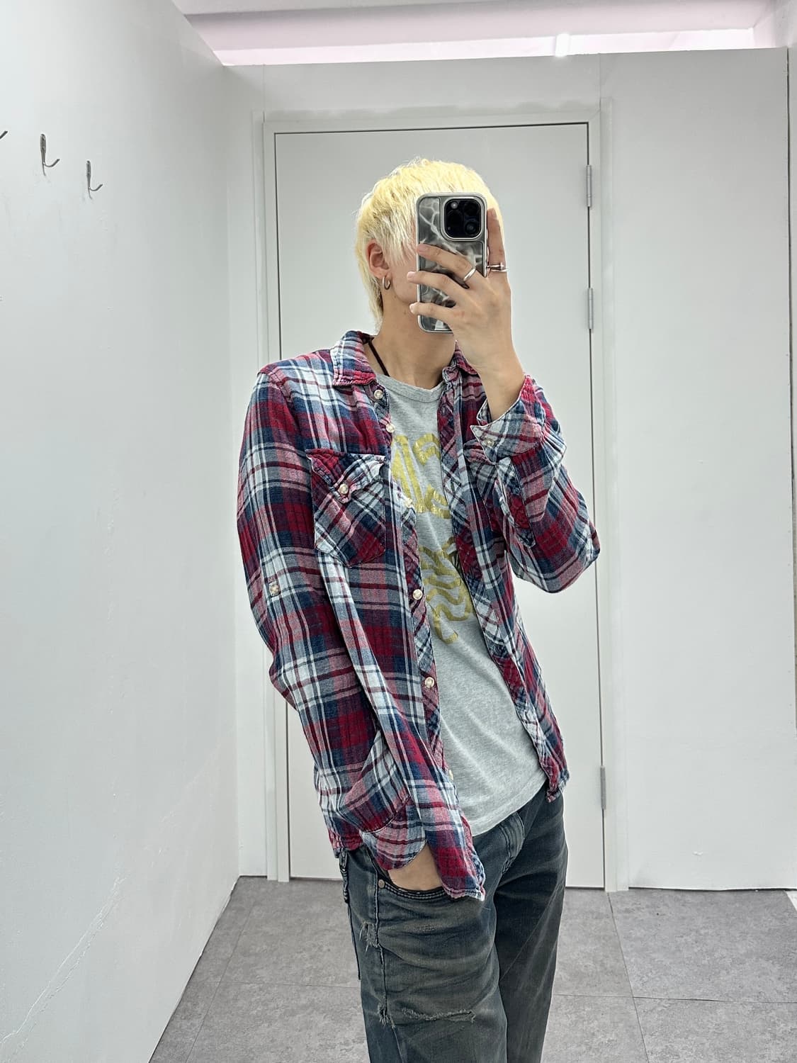 AZUL by mousey red vintage shirts 상품이미지1