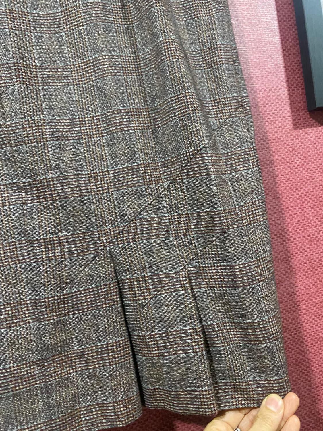 에스카다 체크 스커트 38사이즈 상품이미지3