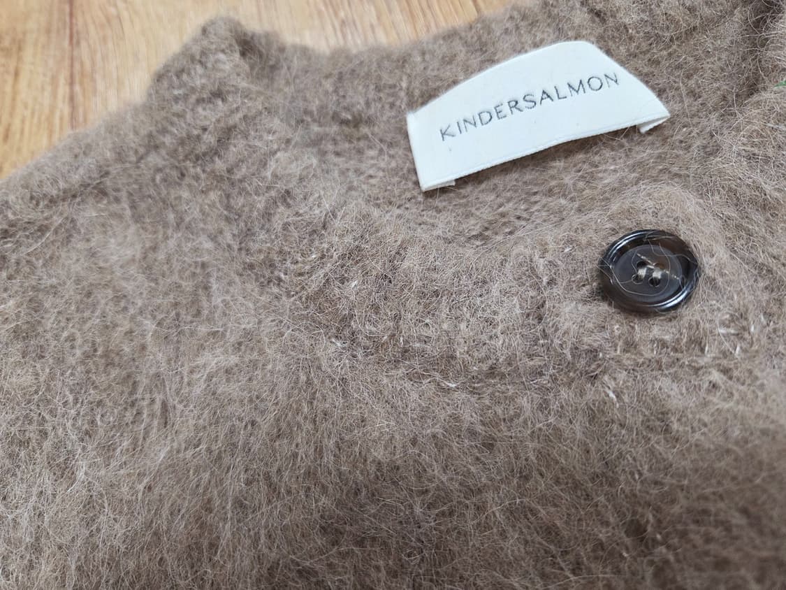 킨더살몬(KINDERSALMON) 알파카가디건 55 상품이미지6