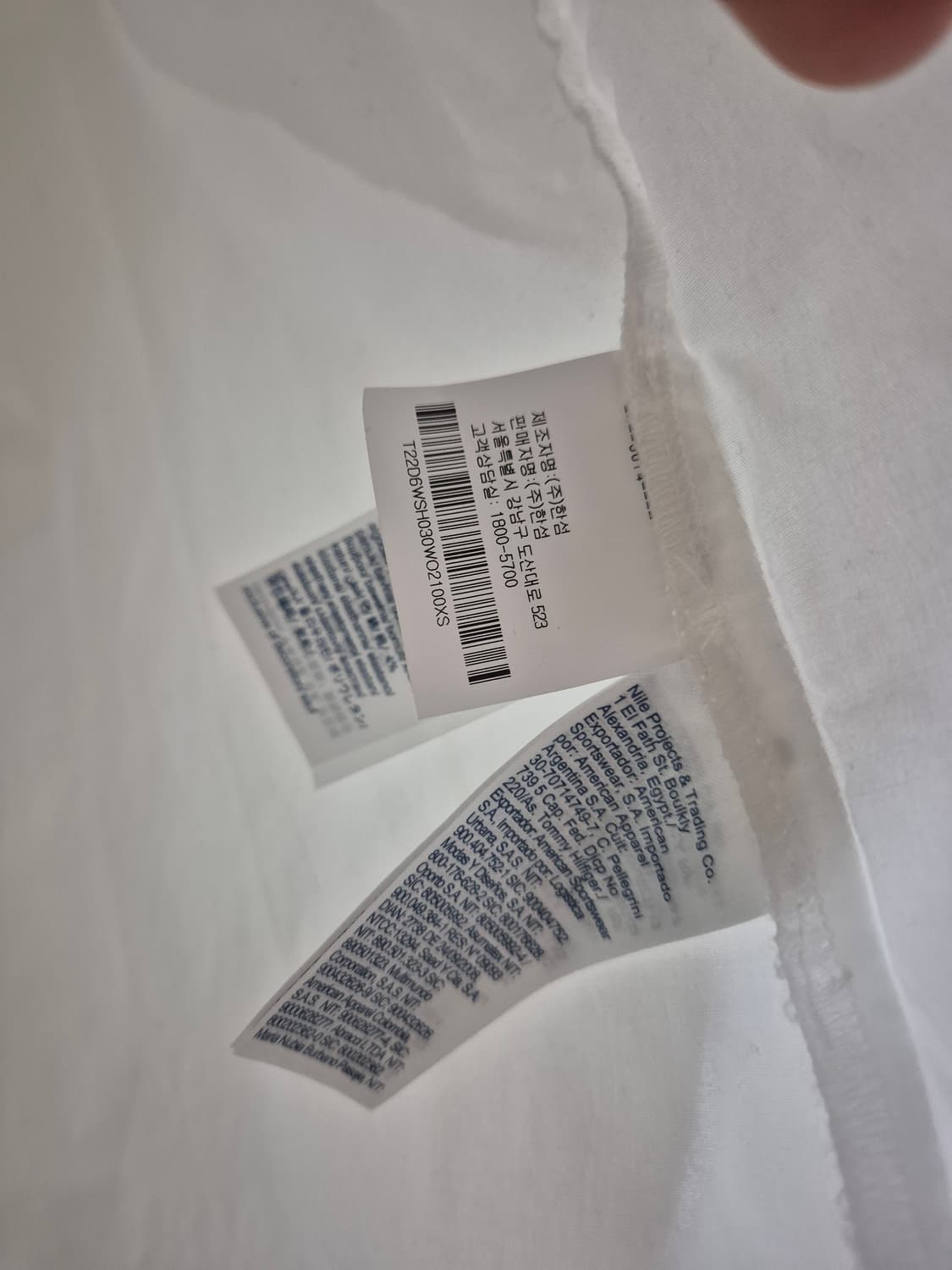 새상품[해외XS]타미힐피거 흰셔츠 긴팔 여성용 상품이미지5