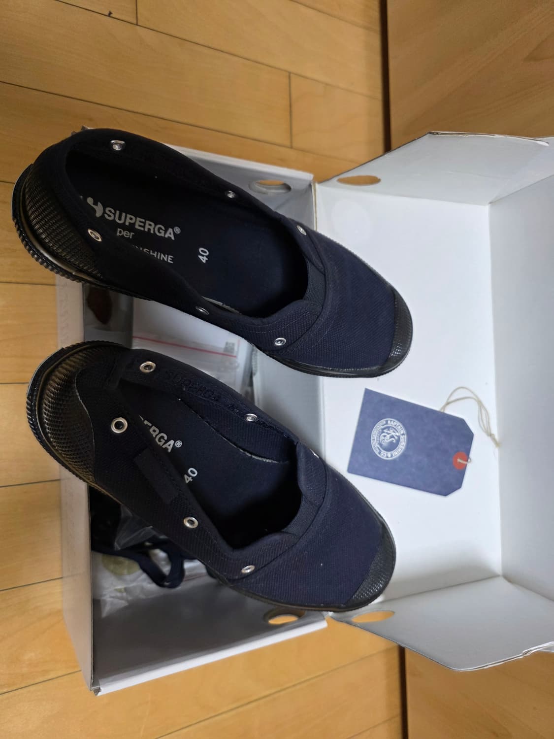 캡틴선샤인 수페르가 슬립온 네이비 40 (255~260) 상품이미지6