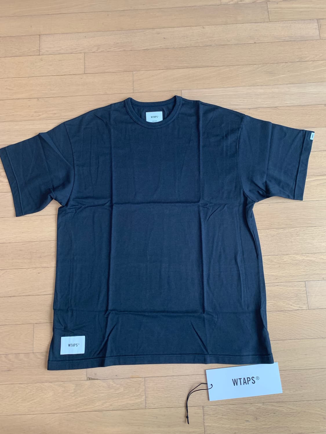 [L] WTAPS 더블탭스 반팔 티셔츠 네이비 상품이미지1