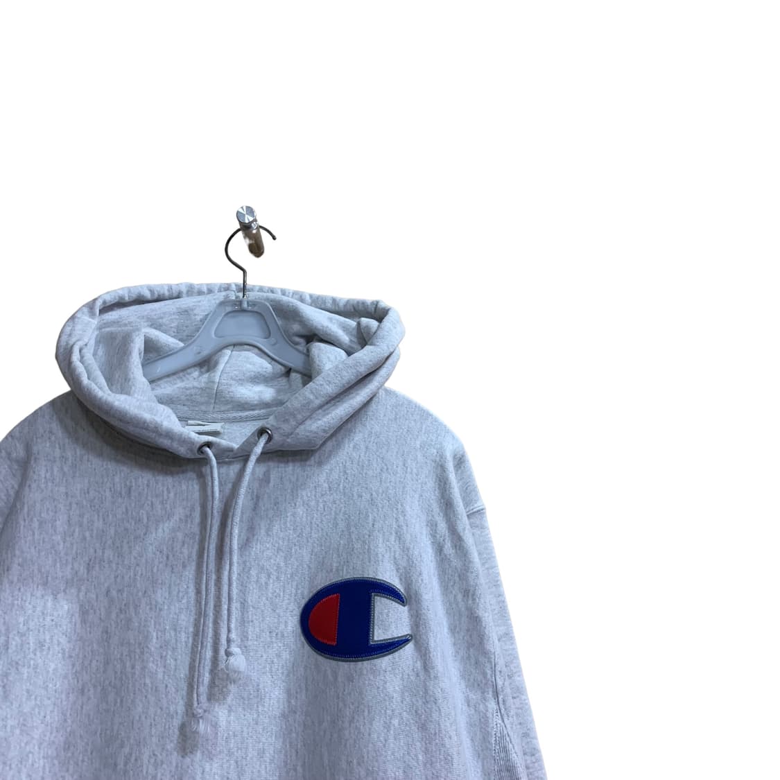 챔피온 멜란지그레이 빅로고 후드티 상품이미지2