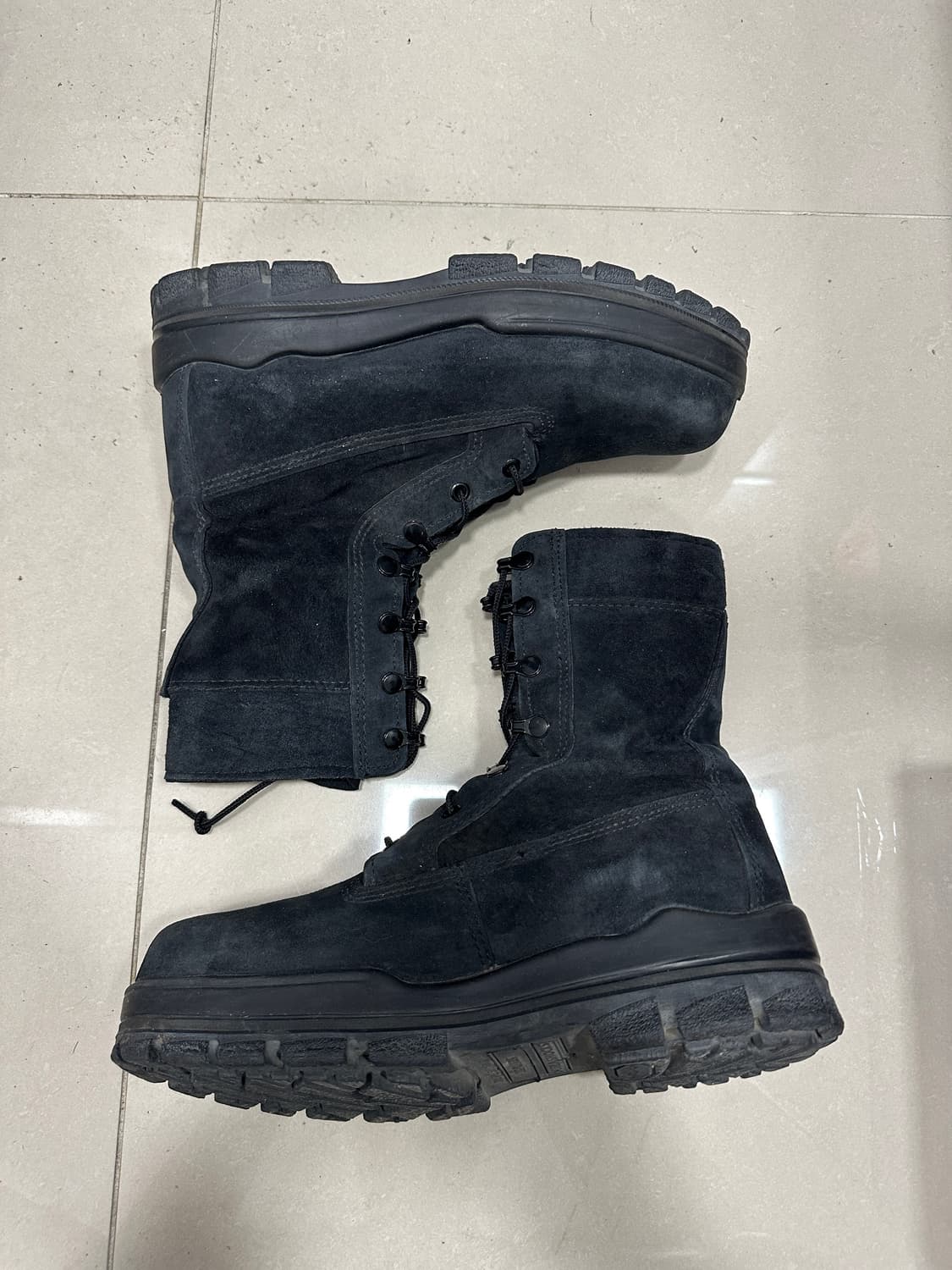 Bates US NAVY 누벅 부츠 (9.5W, 270 사이즈감) 상품이미지3