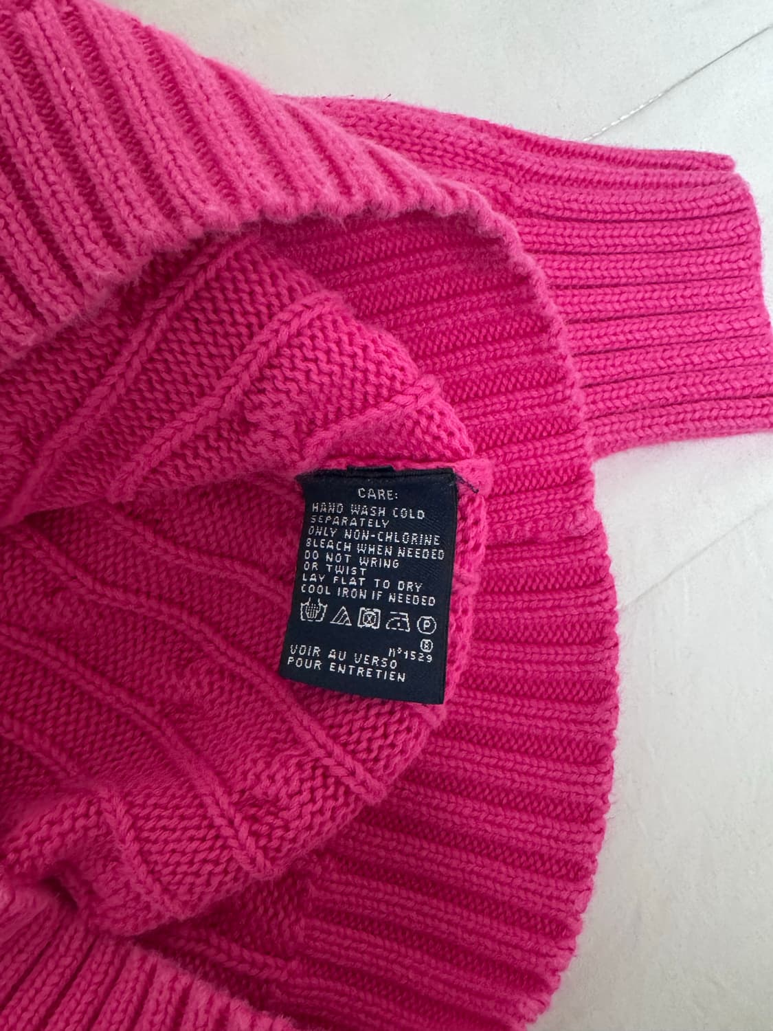 폴로 랄프로렌 케이블 크루넥 니트 상품이미지3