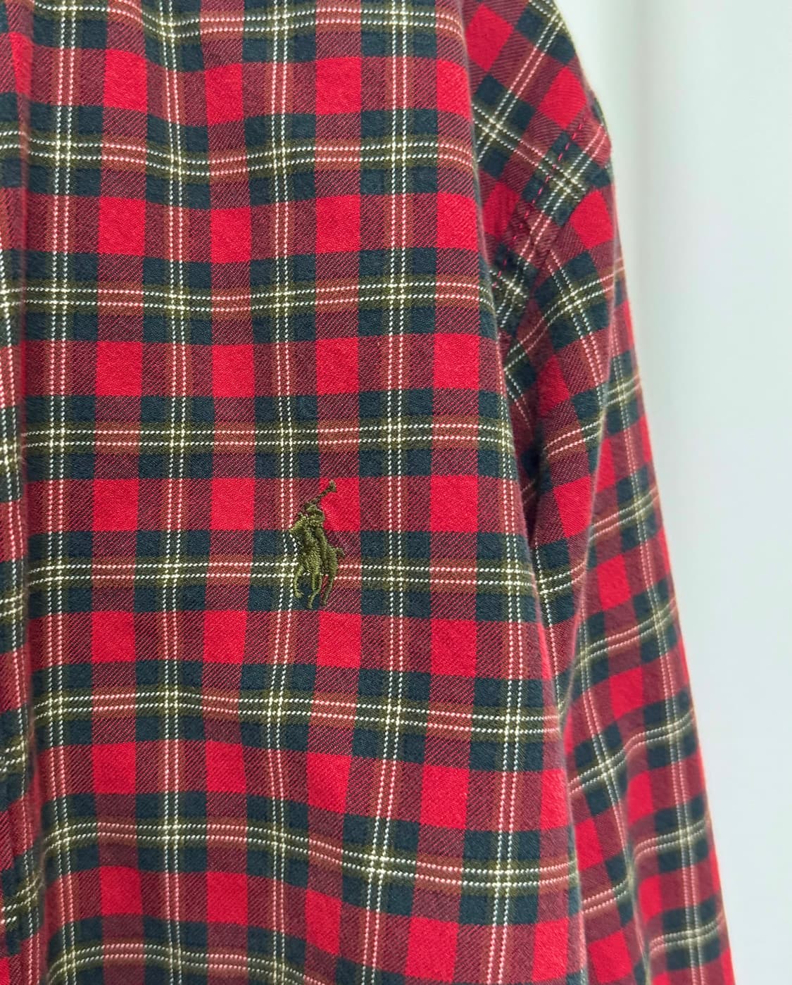 랄프로렌 클래식핏 체크 셔츠 상품이미지7