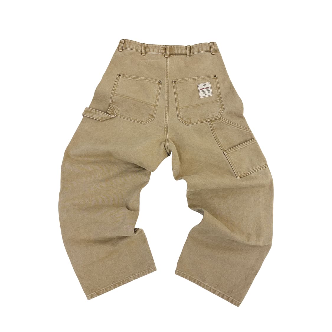 아오이로 2026 커티드 더블니 팬츠 tan 상품이미지2