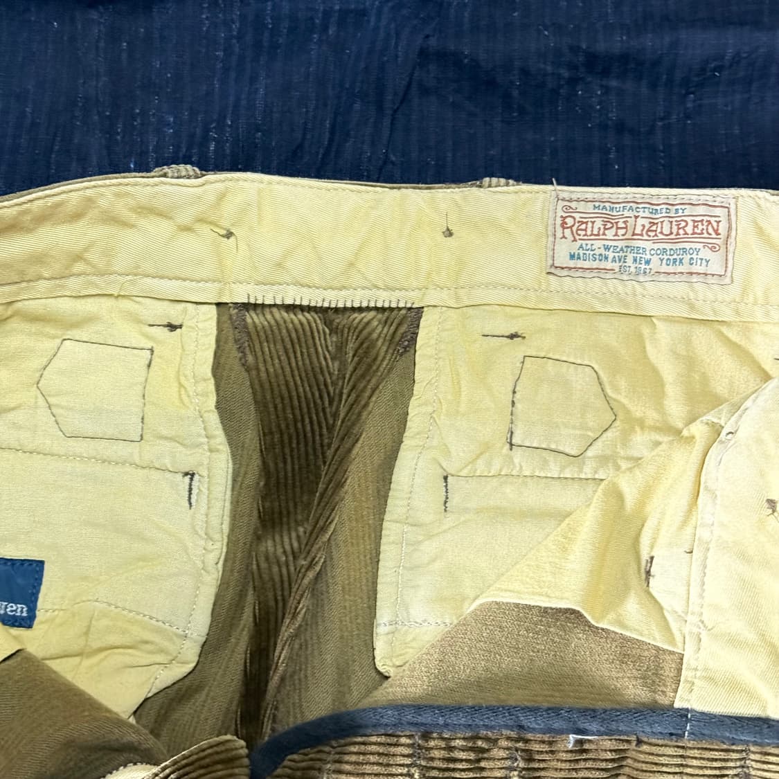 90's 복각 폴로 랄프로렌 올웨더 코듀로이 팬츠 30 상품이미지5