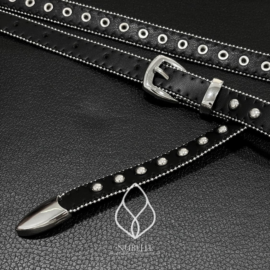 🌗 Ball stud western belt / 볼 스터드 웨스턴 벨트 상품이미지4
