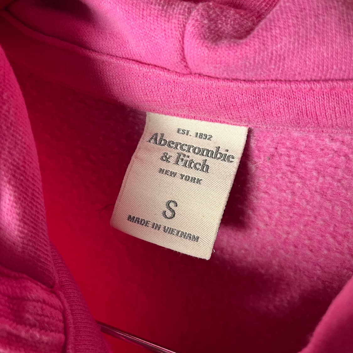 [A&F] 아베크롬비 핑크 후드집업 상품이미지5