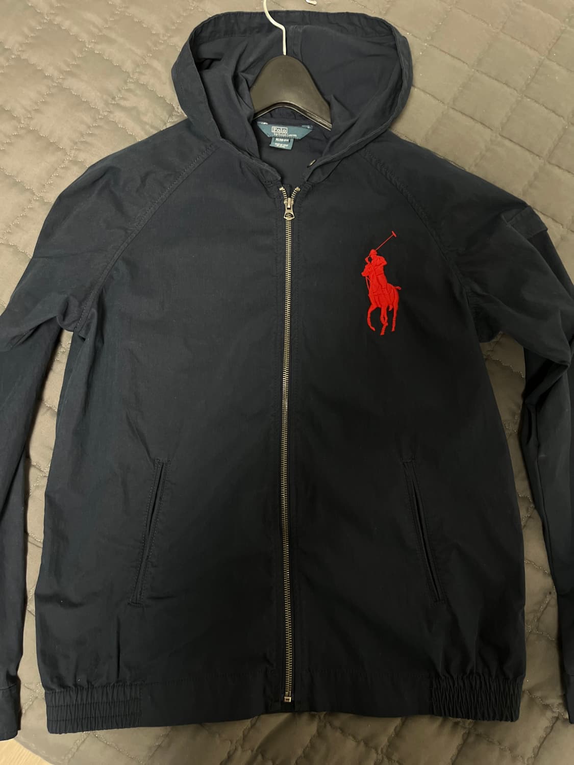 폴로 랄프로렌 빅포니 면 후드집업 키즈 xl 블루종 상품이미지2