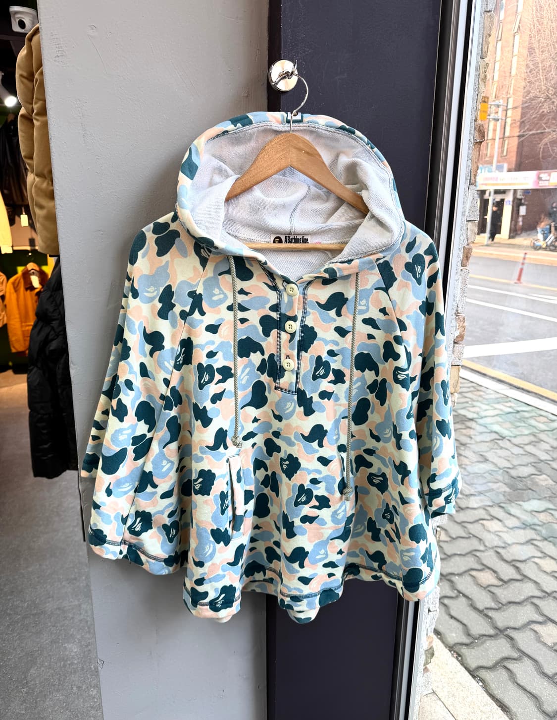 F/ 베이프 카모 판초 망토 상품이미지2