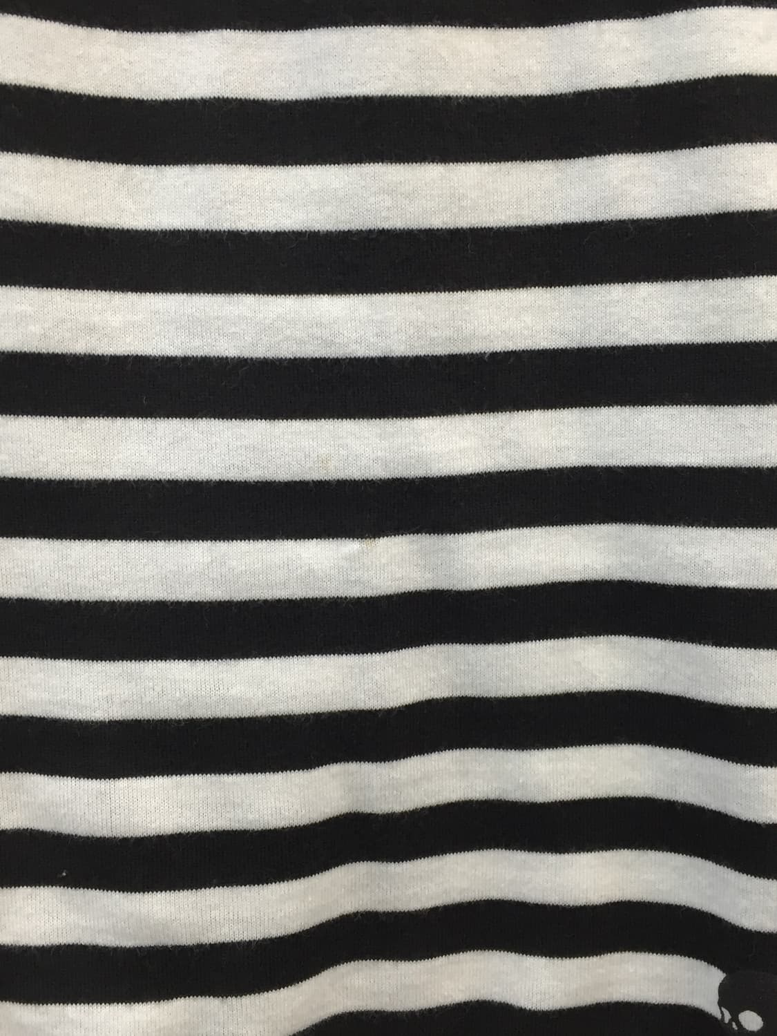 Jpn Y2k Striped Skull Graphic Tunic Top 상품이미지9