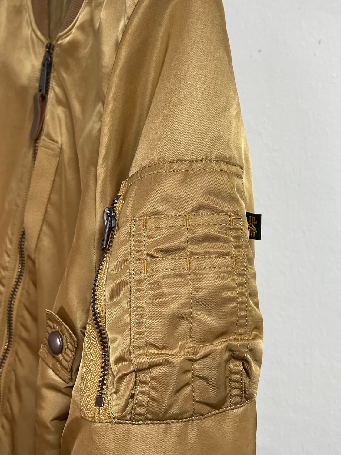 알파인더스트리 베이지 MA-1 항공점퍼 (on.509) 상품이미지4