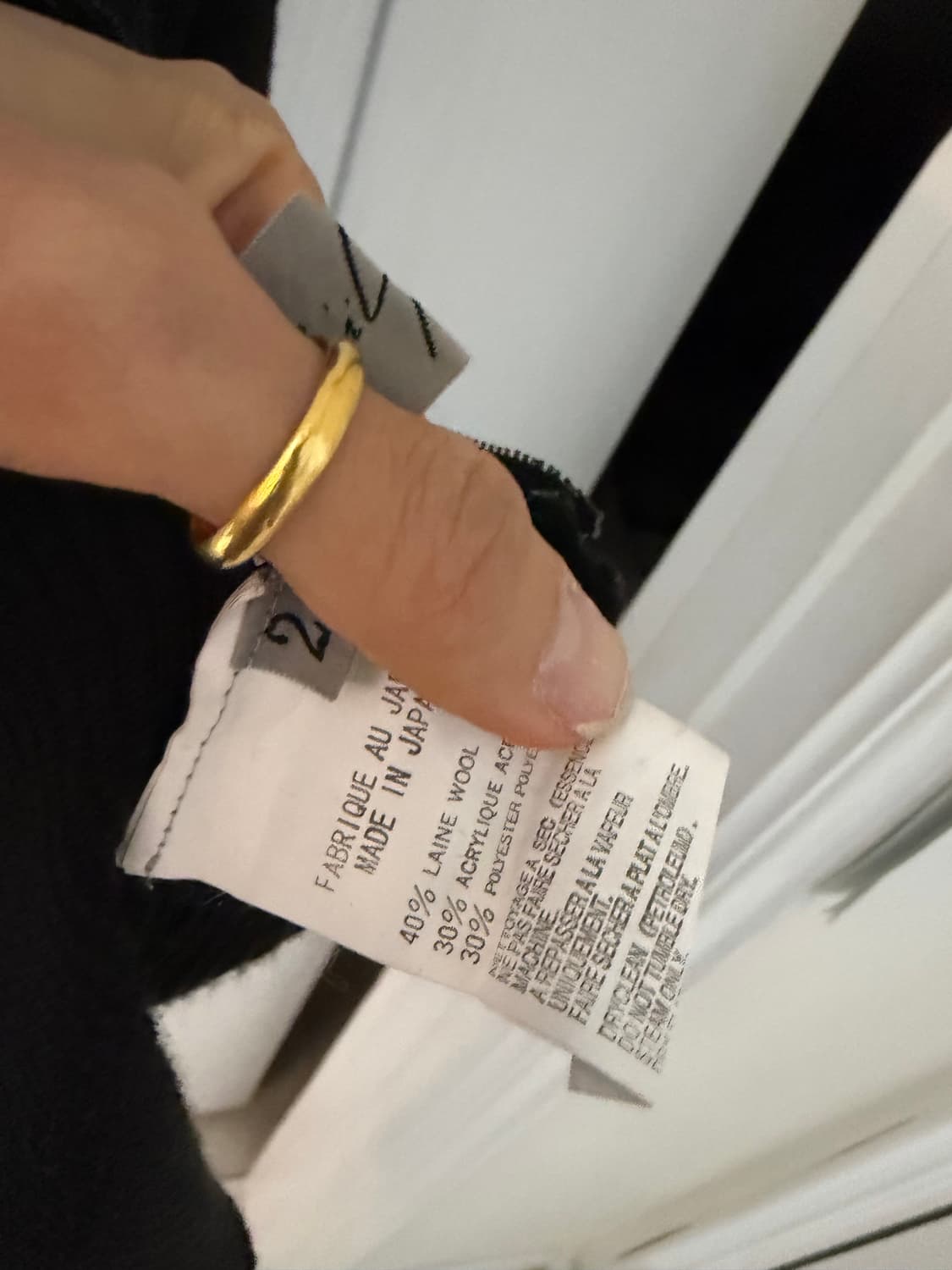 요지야마모토 울 니트 44,55 정품 상품이미지3