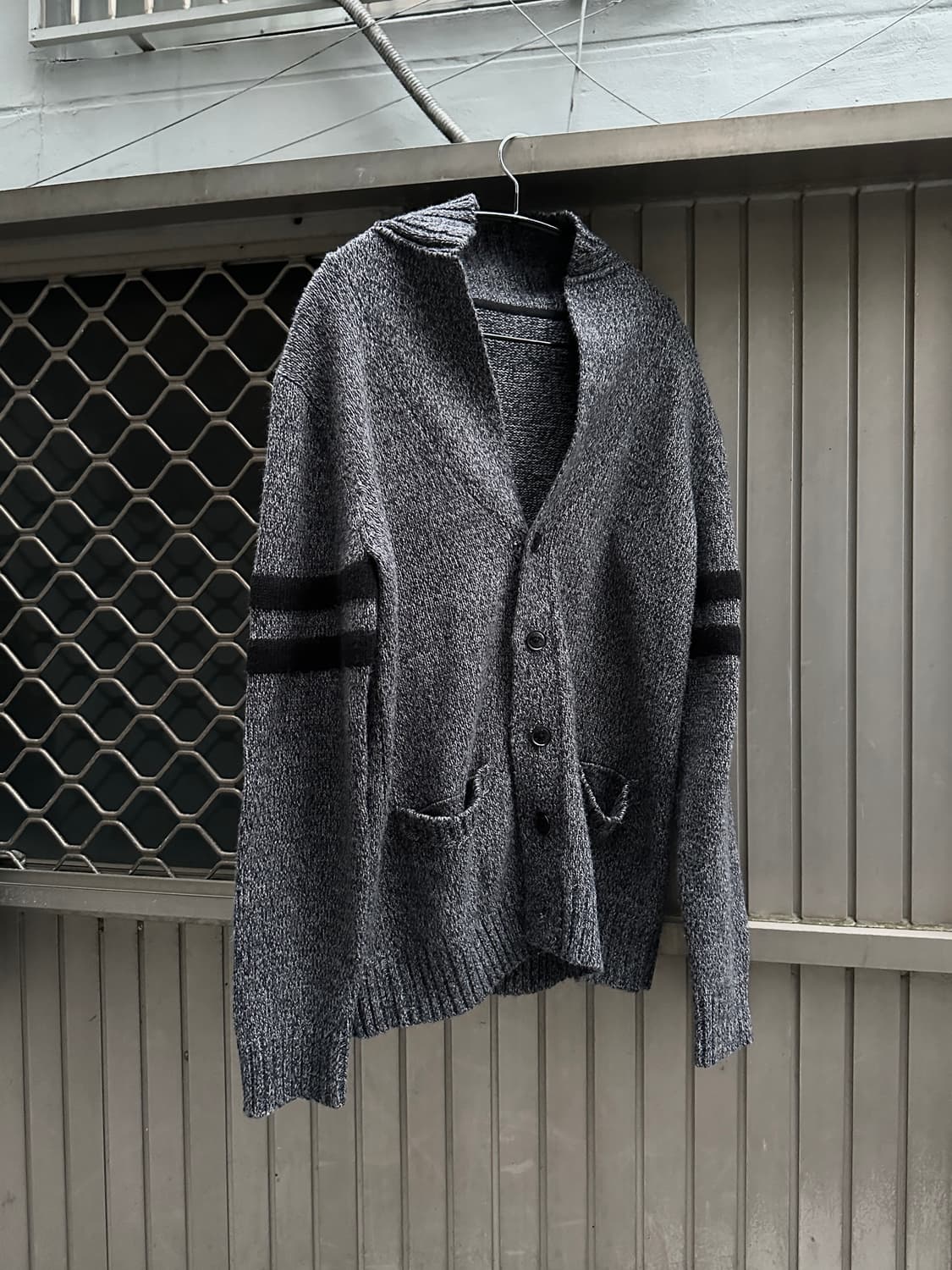 Vintage grunge shawl cardigan 상품이미지3