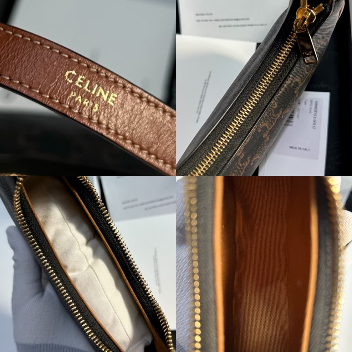 [새상품급/풀구성] 셀린느 트리옹프 캔버스 미니 아바백 탄 상품이미지9