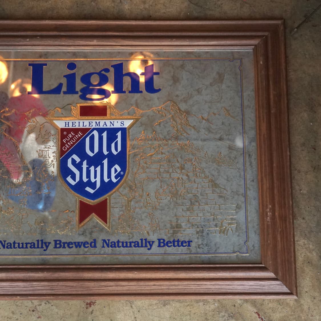 빈티지 소품 Heilemans Beer 거울액자 상품이미지3