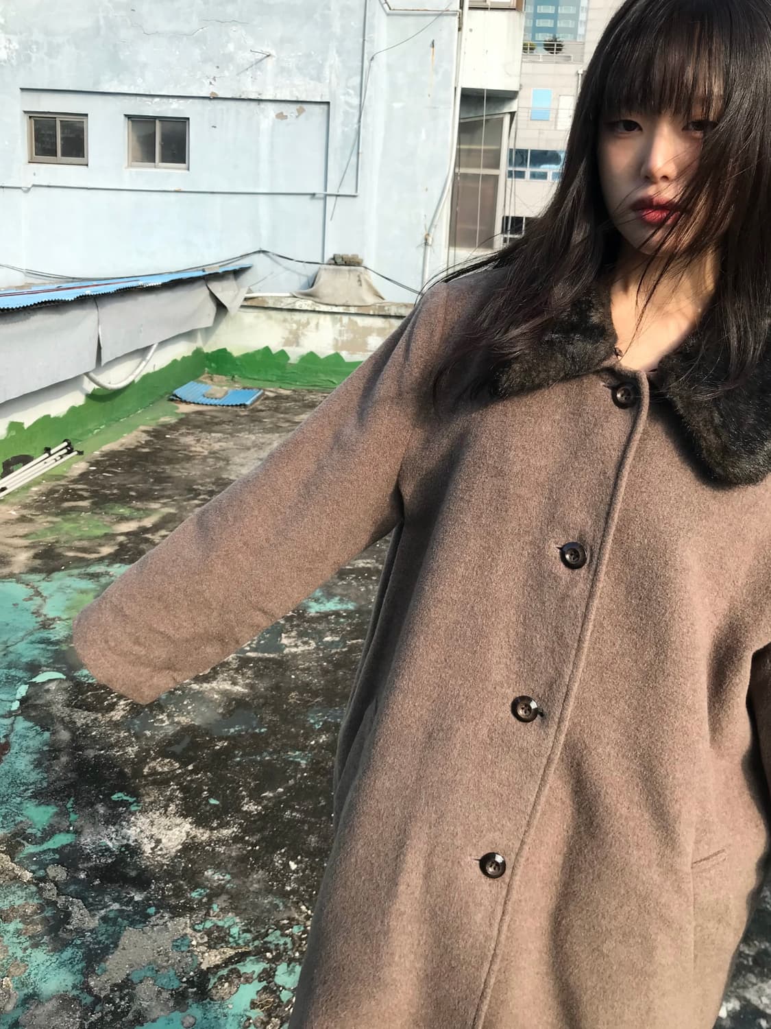 소프트 울 앙고라 블랜드 코트 상품이미지8