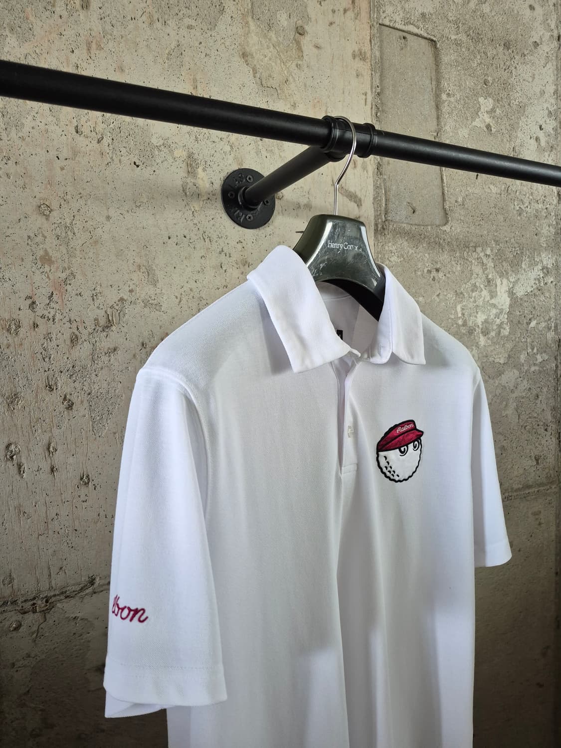 말본골프  화이트 반팔 카라티셔츠 상품이미지2