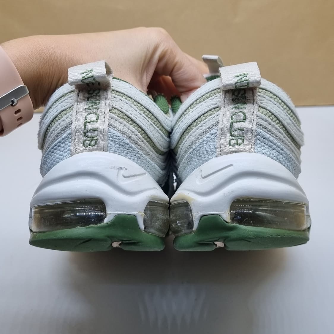 나이키 에어맥스 97 그린 운동화 250. 상품이미지5