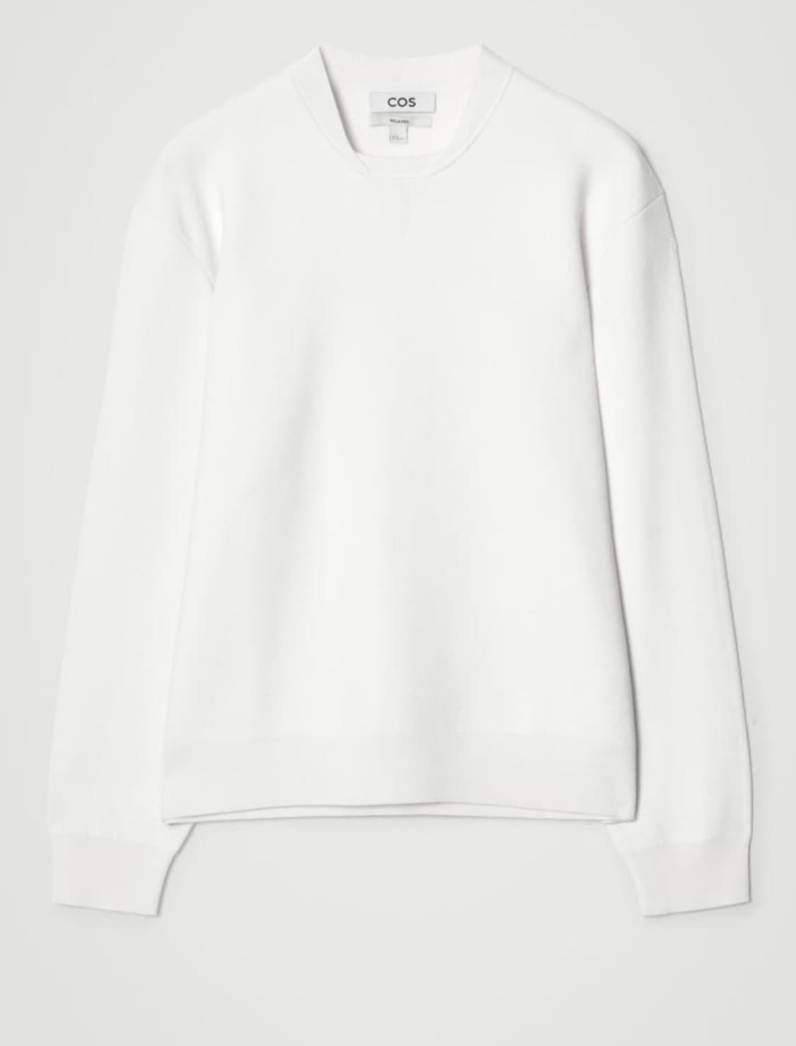 COS 코스 더블페이스 보머 넥 니트 스웨터 S 오프화이트 상품이미지1