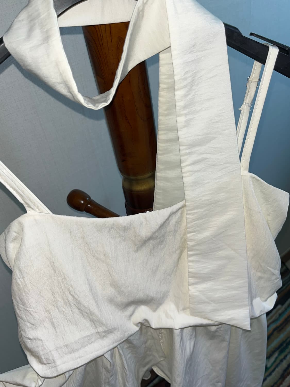 아이보리 언발 나시 뷔스티에 / 하구미 모리 오리엔탈 상품이미지2