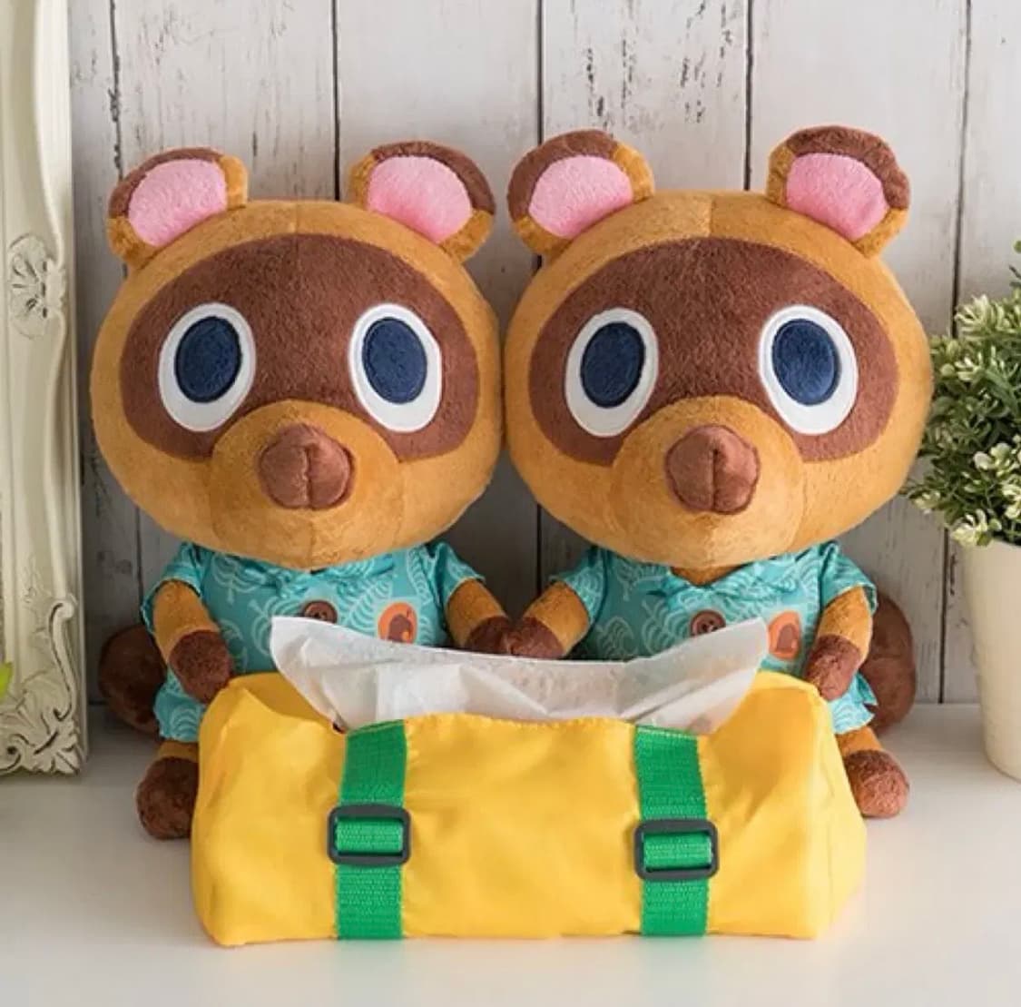 (미개봉) 동물의숲 콩돌밤돌 티슈 케이스 인형 이치방쿠지 A상 상품이미지1