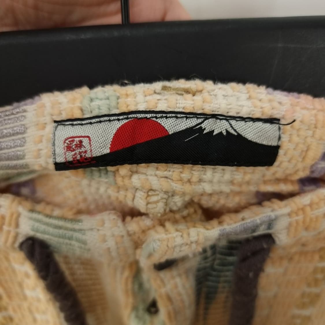 [일본빈티지] 에스닉 패턴 루즈핏 7부 니트 팬츠 M16798 상품이미지6