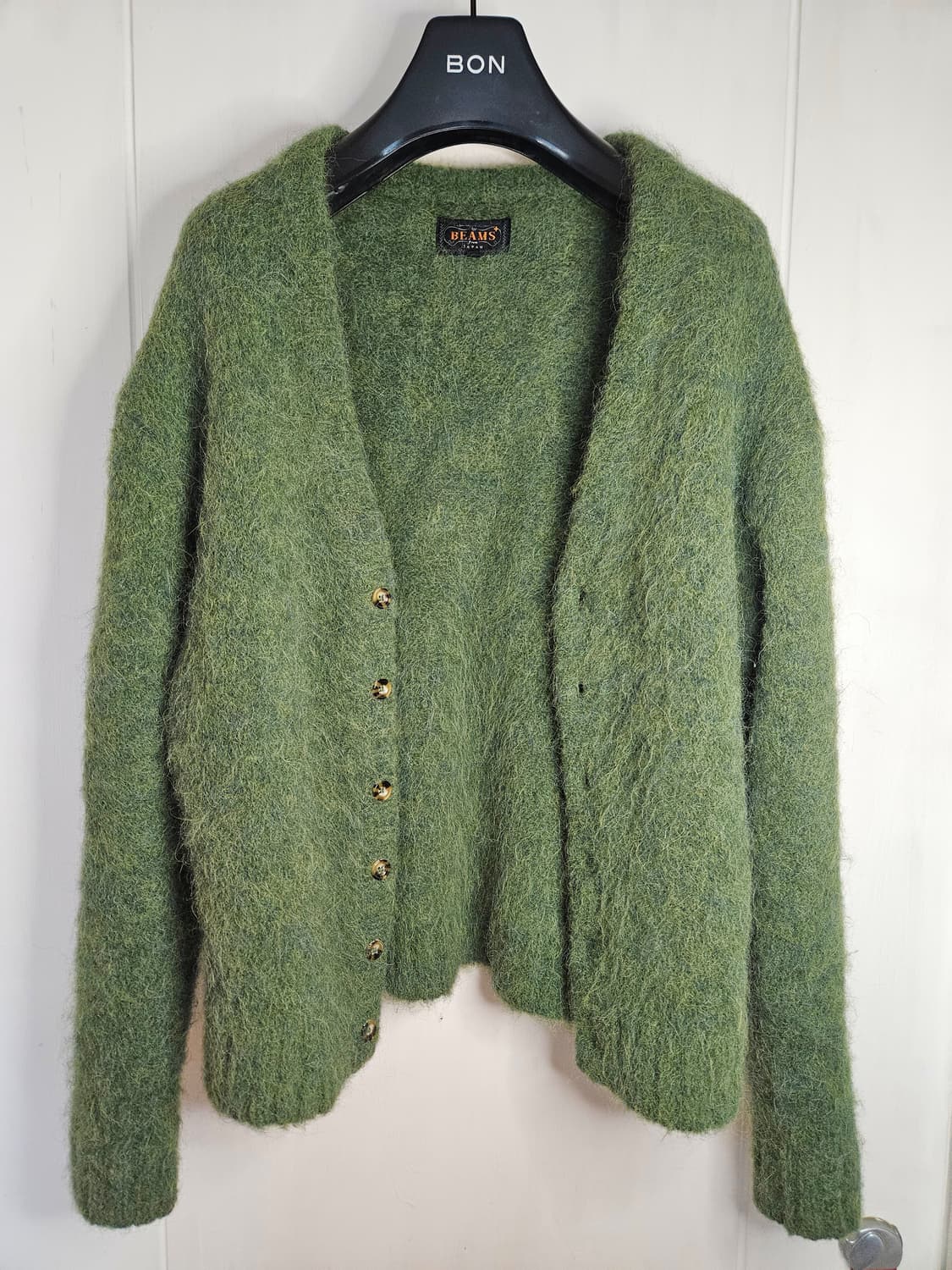 빔즈 플러스 17fw 알파카 가디건 상품이미지2