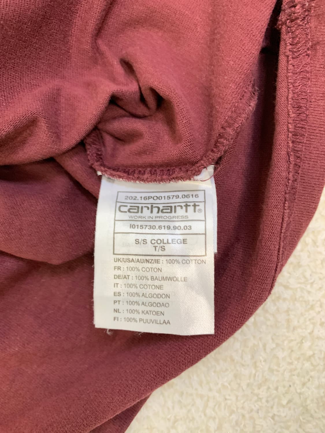 CARHARTT T-shirt 상품이미지3